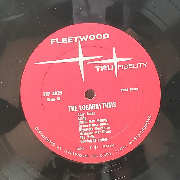 Vintage The Logarhythms Fleetwood Tru Fidelity Vinyls Record 33 rpm FLP3025 - Picture 9 of 10